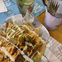 Loaded nachos  at Pura Vida Vegan Tacos in Antwerpen