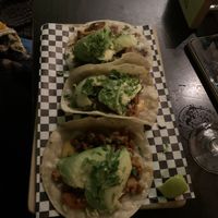 Three different Tacos  at Pura Vida Vegan Tacos in Antwerpen