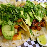 Tacos Mix at Pura Vida Vegan Tacos in Antwerpen