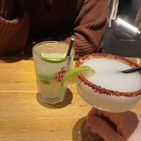 Margarita and Caipirinha   at Pura Vida Vegan Tacos in Antwerpen