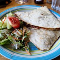 Gringa with tempeh at Pura Vida Vegan Tacos in Antwerpen