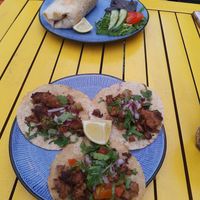 Food at Pura Vida Vegan Tacos in Antwerpen