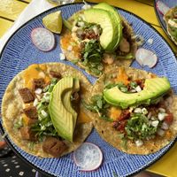   at Pura Vida Vegan Tacos in Antwerpen