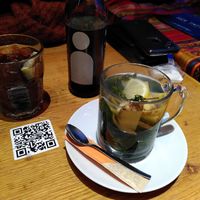 Pura Vida tea (very loaded, too little water) at Pura Vida Vegan Tacos in Antwerpen