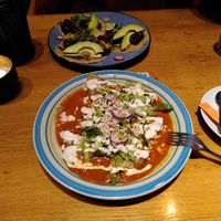 Tacos and enchiladas at Pura Vida Vegan Tacos in Antwerpen