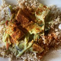 Green Curry plus Chili (optional)  at The Vegan Joint in Woodland Hills