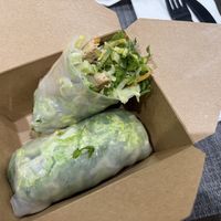 Spring roll  at The Vegan Joint in Woodland Hills
