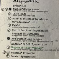 Appetizers   at The Birra in San Vittore Olona