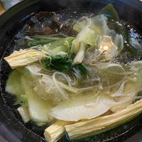 Before adding the heat!  at Hotang Maratang in Seoul