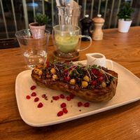 Butternut squash filled with all kinds of love and joy 😁  at Planet Terra in Dubai