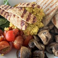 The big breakfast  at Planet Terra in Dubai