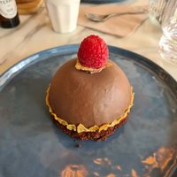 Truffle cake at Planet Terra in Dubai