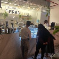 Dessert showcase   at Planet Terra in Dubai
