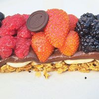 GF berry tostada at Planet Terra in Dubai