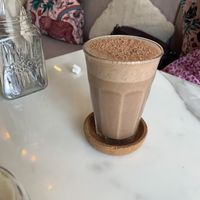 Chocolate milkshake (mostly banana but still decent)  at Planet Terra in Dubai
