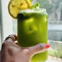 Mint lemonade- really fresh and yummyy  at Planet Terra in Dubai