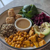 Buddha bowl at Planet Terra in Dubai