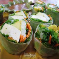 tofu spring rolls at Tina's Garden Gourmet Cafe in Hilo