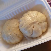 Bbq pork steam bun at Loving Hut - Sunset District in San Francisco