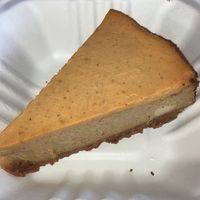 pumpkin cheesecake at Loving Hut - Sunset District in San Francisco