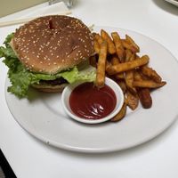 Hamburger  at Loving Hut - Sunset District in San Francisco