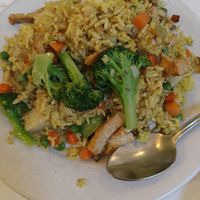 pineapple fried rice at Loving Hut - Sunset District in San Francisco