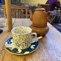 My chai tea  at La Casa del Corregidor in Puno