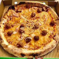 Meatball pizza  at Pizza Di Rocco in Dubai