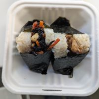 Onigilly: ume-hijiki and shiitake at Onigilly - Palo Alto in Palo Alto