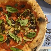 Marinara del pizzaiolo (no alici) + scarola  at Pulcinella Pizzeria in Cesana Brianza