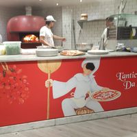 The kitchen at Antica Pizzeria Da Michele in Barcelona