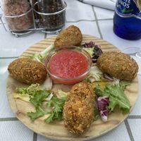 Avocado croquettes  at Melitón Jardin in Altea