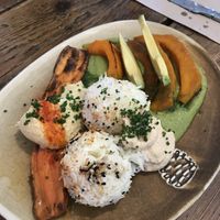 Bolitas de arroz con verduras   at Les Escales in Sant Cugat Del Valles