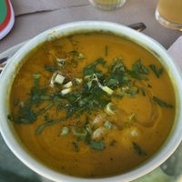 Soup.  at Les Escales in Sant Cugat Del Valles