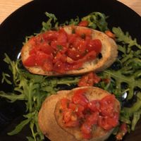 Bruschetta  at Pizzeria Portofino in Lübeck in Luebeck