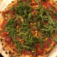 Pizza Ortolana  at Pizzeria Portofino in Lübeck in Luebeck