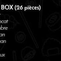 Vegan box menu at Zen Sushi in La Marsa