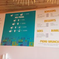 Menu at Pokaloha in Saint-ouen-sur-seine