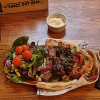 Vegan Lamb Gyros at Head of Steam in Birmingham