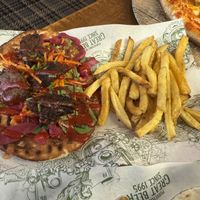 I think this was the lamb gyro  at Head of Steam in Birmingham