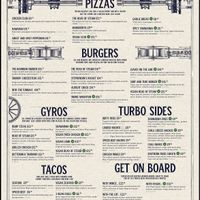 Menu as of May 2024  at Head of Steam in Birmingham