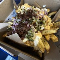 Loaded fries  at Eden Jaxx - Nørrebro in Copenhagen