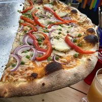 Forever Vegan pizza at The Boiler Room in Chicago