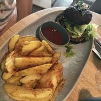 Mushroom Veggie Burger  at Energetic Life  in Stuttgart