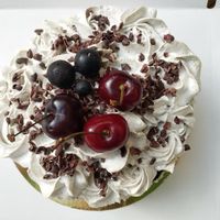 Black forest cherry cake at Energetic Life  in Stuttgart