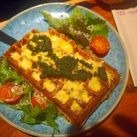 Kürbiswaffel mit Pesto at Energetic Life  in Stuttgart