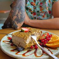 Pistachio tiramisu at Energetic Life  in Stuttgart