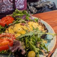 Eggplant filled with rice at Energetic Life  in Stuttgart