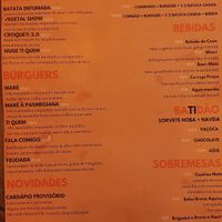 Menu  at Vegan Ti Burguer  in Rio De Janeiro