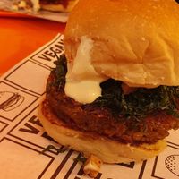 Feijoada burger. Incredibly tasty!!  at Vegan Ti Burguer  in Rio De Janeiro
